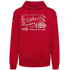 Washington Capitals Levelwear Podium Campaign Pullover Hoodie - Red - NHL