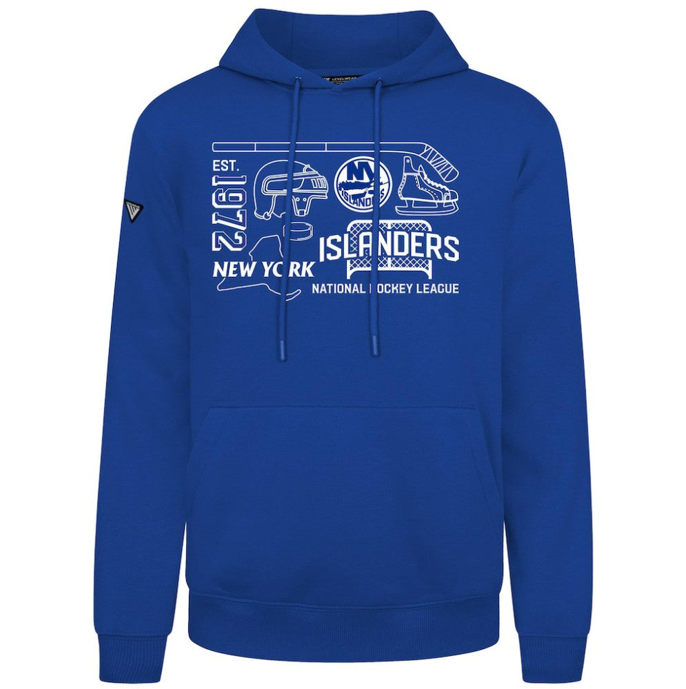 New York Islanders Levelwear Podium Campaign Pullover Hoodie - Royal - NHL