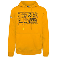 Pittsburgh Penguins Levelwear Podium Campaign Pullover Hoodie - Gold - NHL