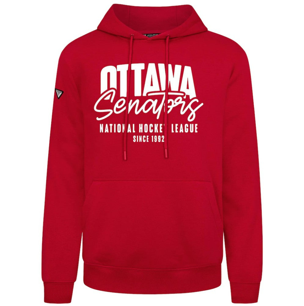Ottawa Senators Levelwear Podium Response Pullover Hoodie - Red - NHL