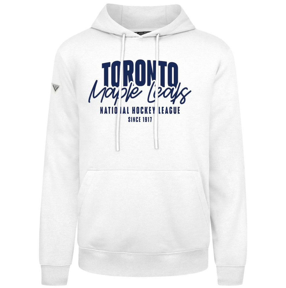 Toronto Maple Leafs Levelwear Podium Response Pullover Hoodie - White - NHL
