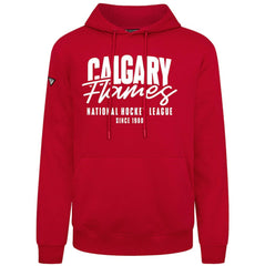 Calgary Flames Levelwear Podium Response Pullover Hoodie - Red - NHL