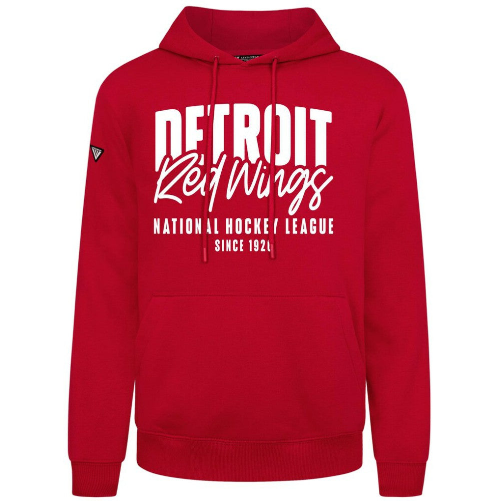 Detroit Red Wings Levelwear Podium Response Pullover Hoodie - Red - NHL