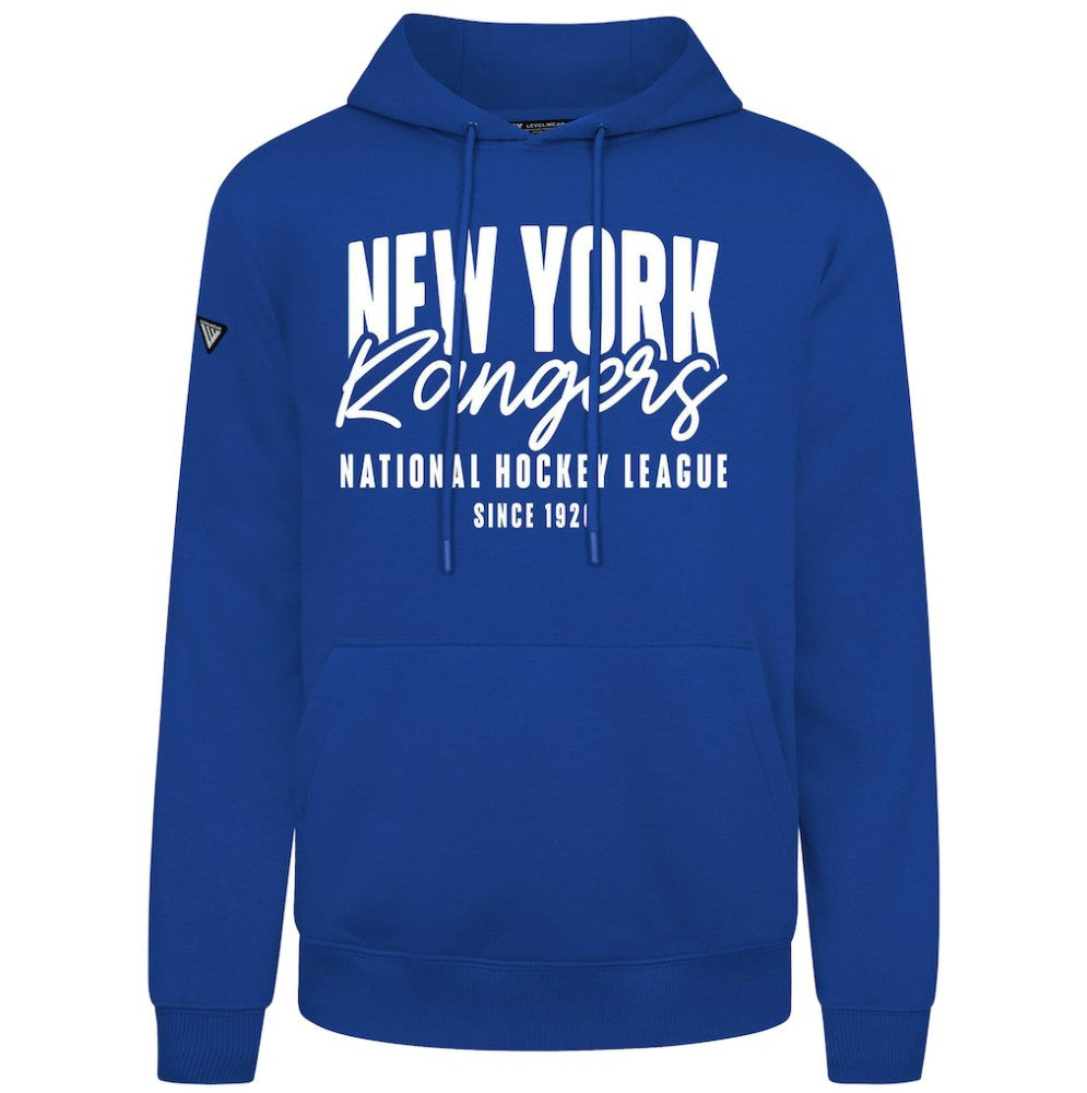 New York Rangers Levelwear Podium Response Pullover Hoodie - Royal - NHL