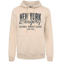 New York Rangers Levelwear Podium Response Pullover Hoodie - Khaki - NHL