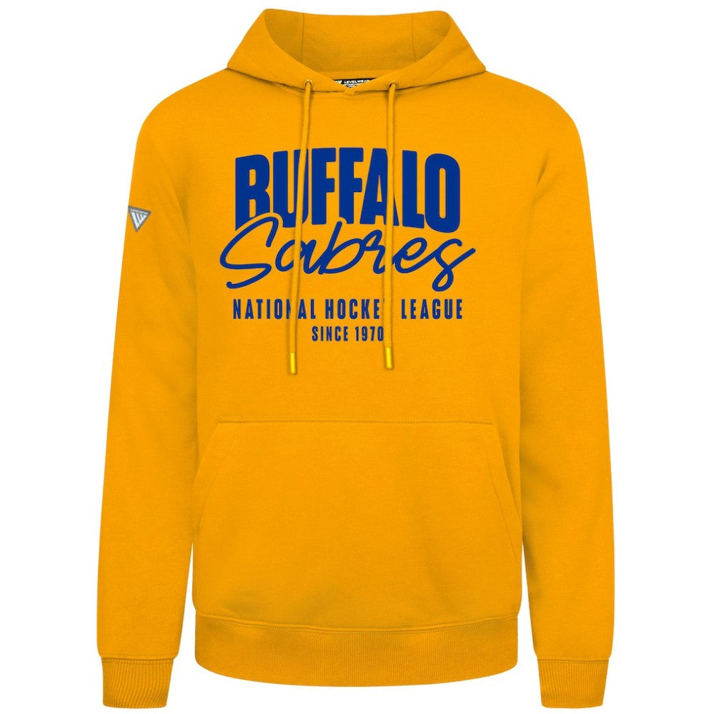 Buffalo Sabres Levelwear Podium Response Pullover Hoodie - Gold - NHL