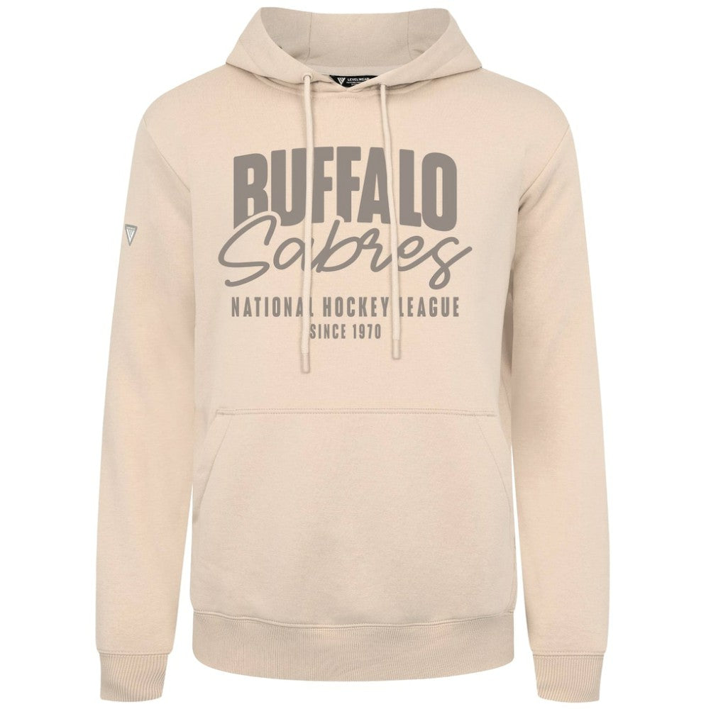 Buffalo Sabres Levelwear Podium Response Pullover Hoodie - Khaki - NHL