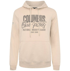 Columbus Blue Jackets Levelwear Podium Response Pullover Hoodie - Khaki - NHL