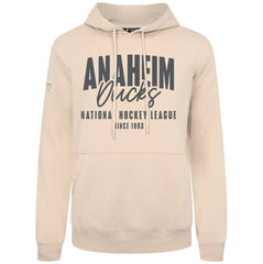 Anaheim Ducks Levelwear Podium Response Pullover Hoodie - Khaki - NHL