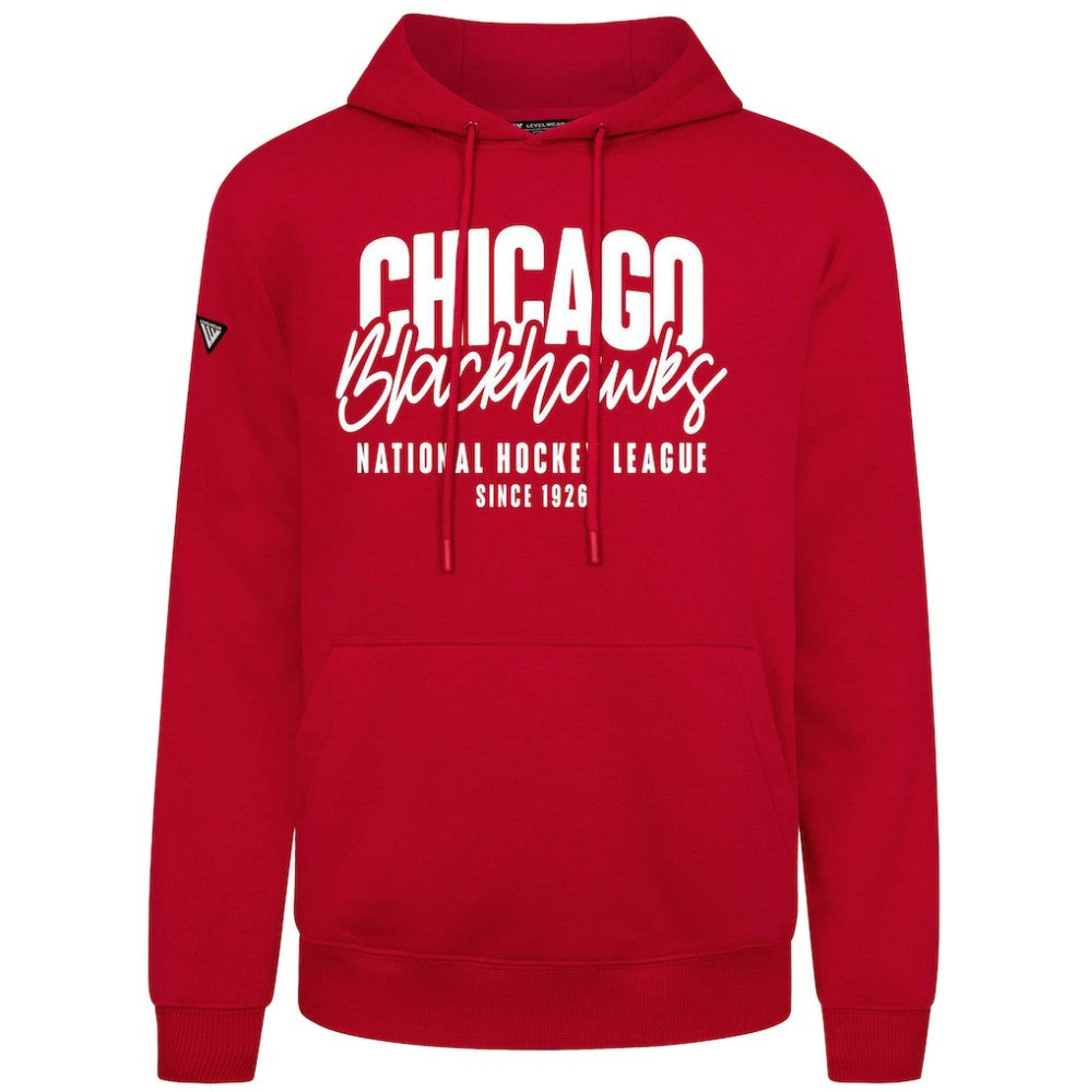 Chicago Blackhawks Levelwear Podium Response Pullover Hoodie - Red - NHL