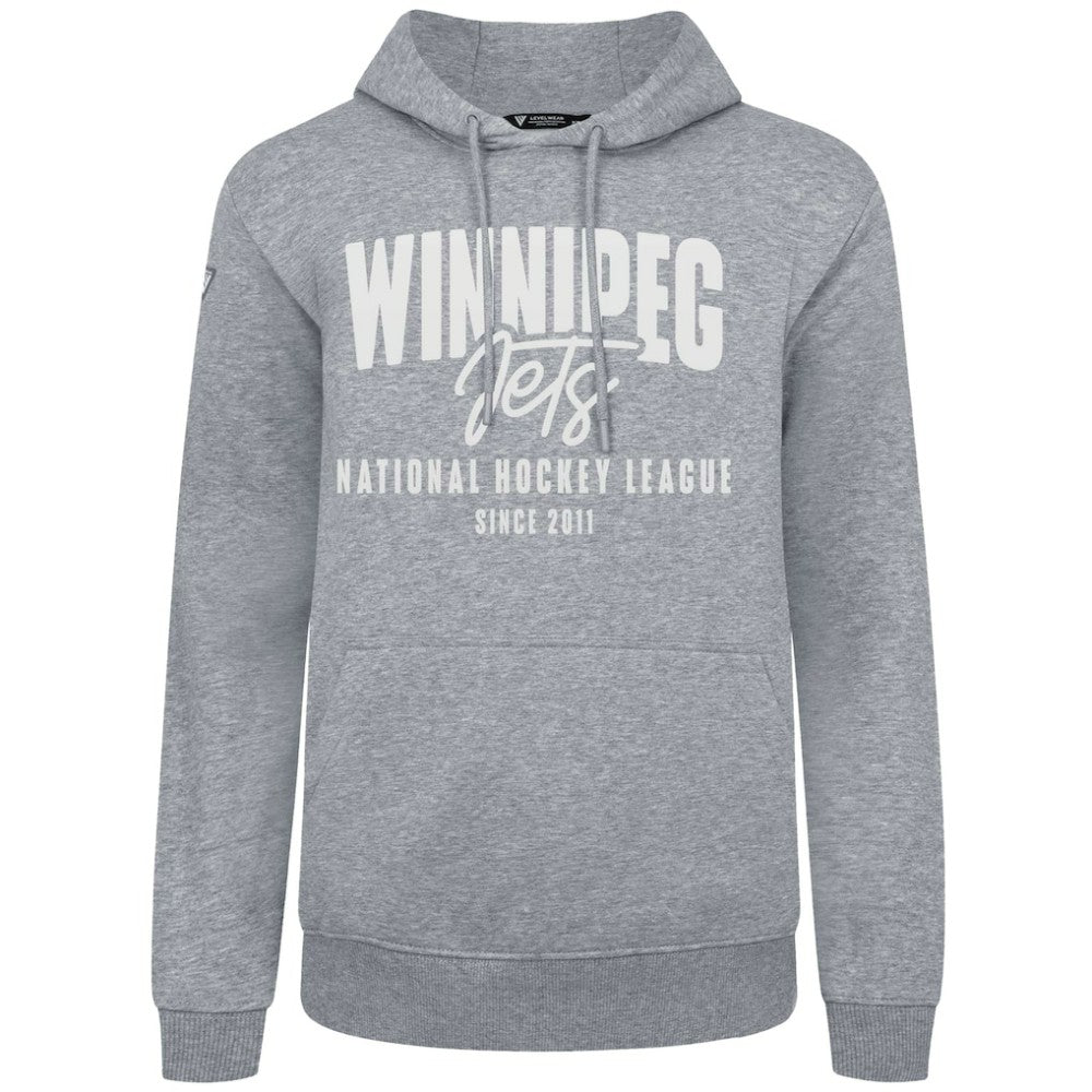 Winnipeg Jets Levelwear Podium Response Pullover Hoodie - Gray - NHL