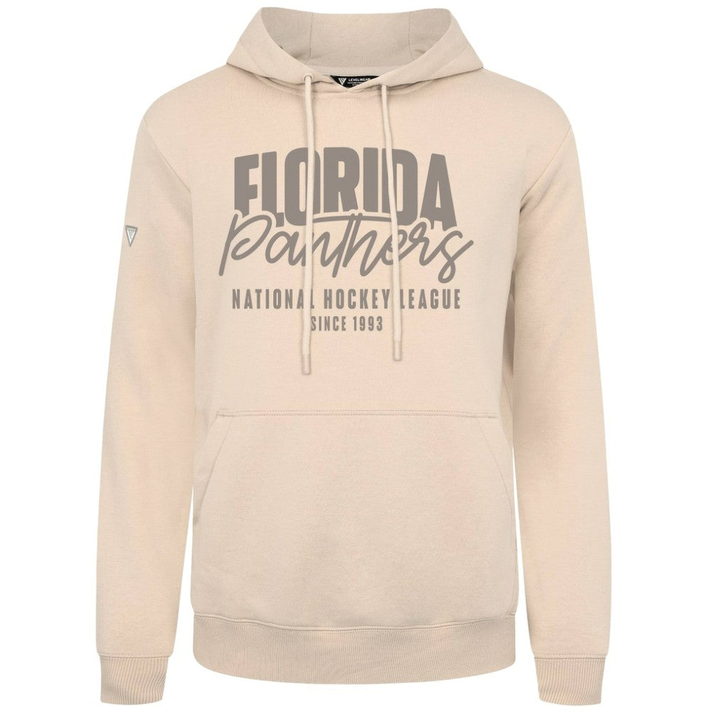 Florida Panthers Levelwear Podium Response Pullover Hoodie - Khaki - NHL