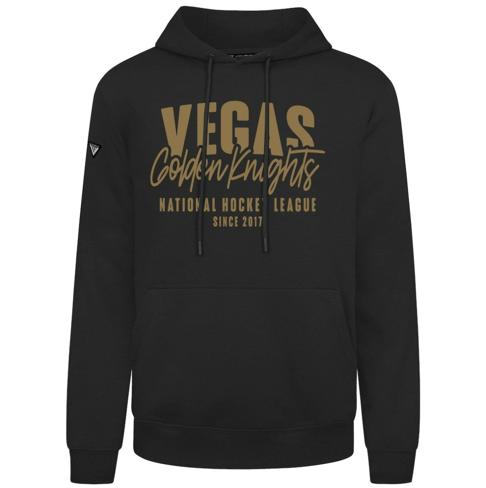 Vegas Golden Knights Levelwear Podium Response Pullover Hoodie - Black - NHL