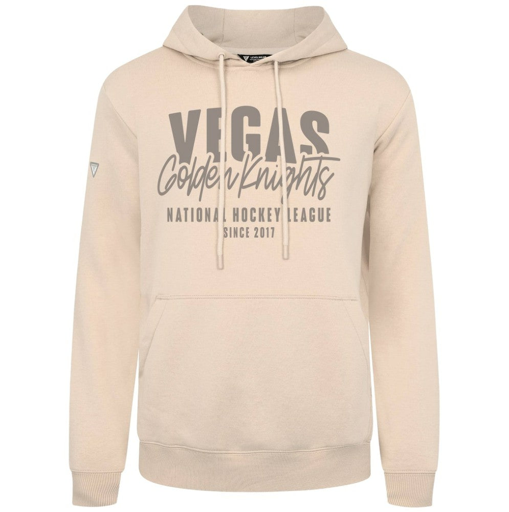 Vegas Golden Knights Levelwear Podium Response Pullover Hoodie - Khaki - NHL
