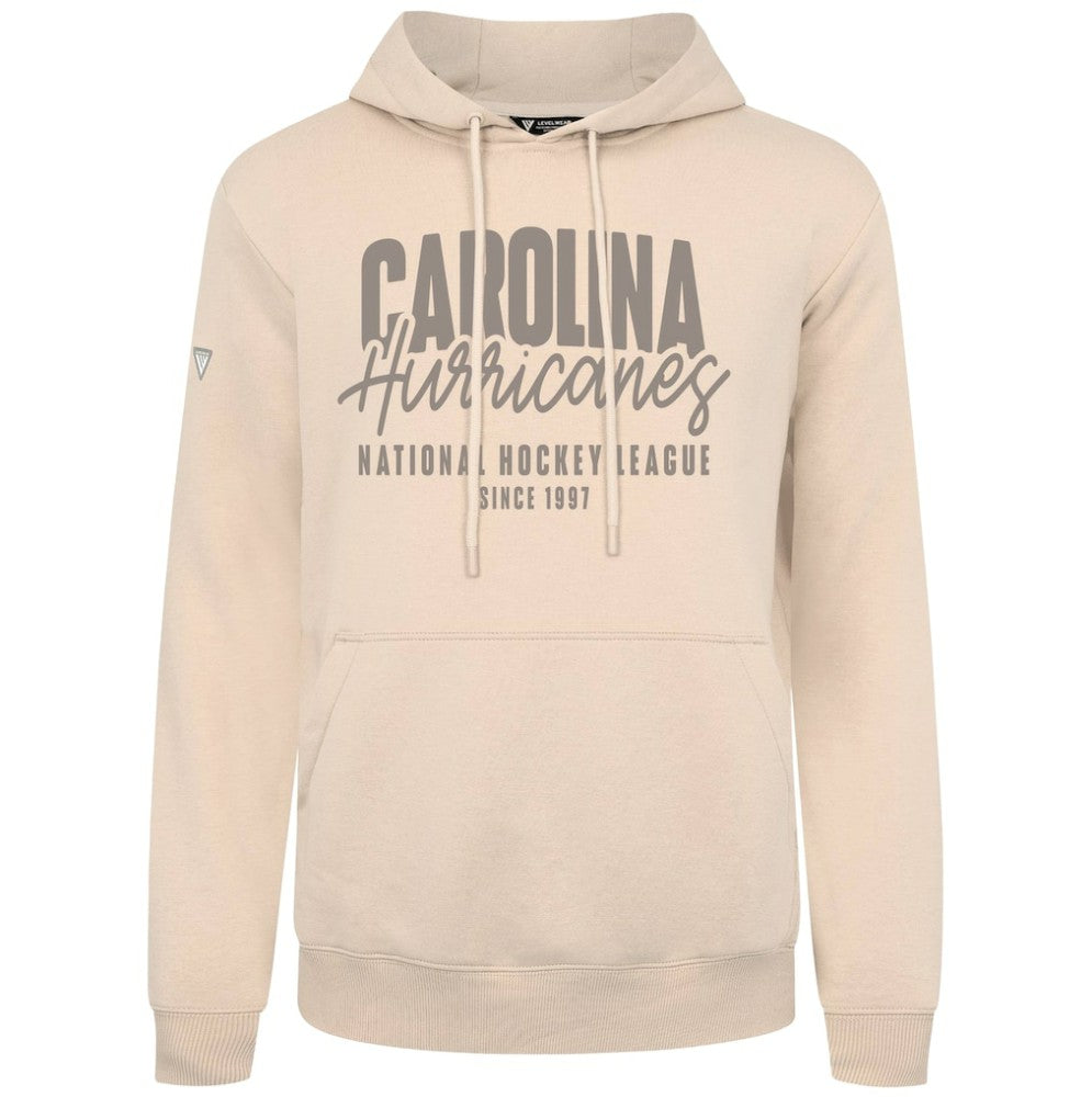Carolina Hurricanes Levelwear Podium Response Pullover Hoodie - Khaki - NHL