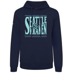Seattle Kraken Levelwear Podium Powerhouse Pullover Hoodie - Deep Sea Blue - NHL