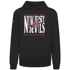 New Jersey Devils Levelwear Podium Powerhouse Pullover Hoodie - Black - NHL
