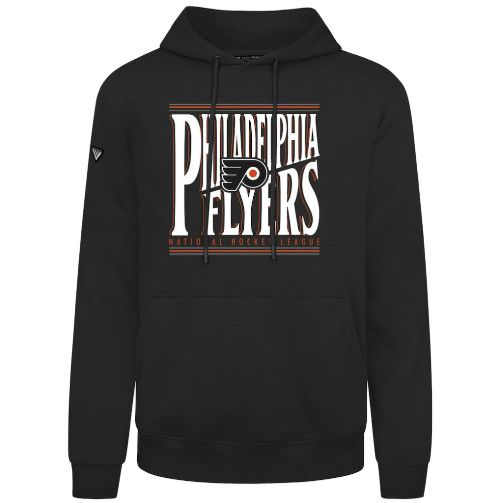 Philadelphia Flyers Levelwear Podium Powerhouse Pullover Hoodie - Black - NHL