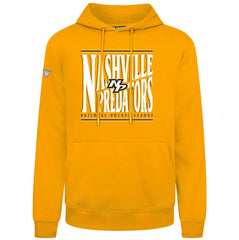 Nashville Predators Levelwear Podium Powerhouse Pullover Hoodie - Gold - NHL