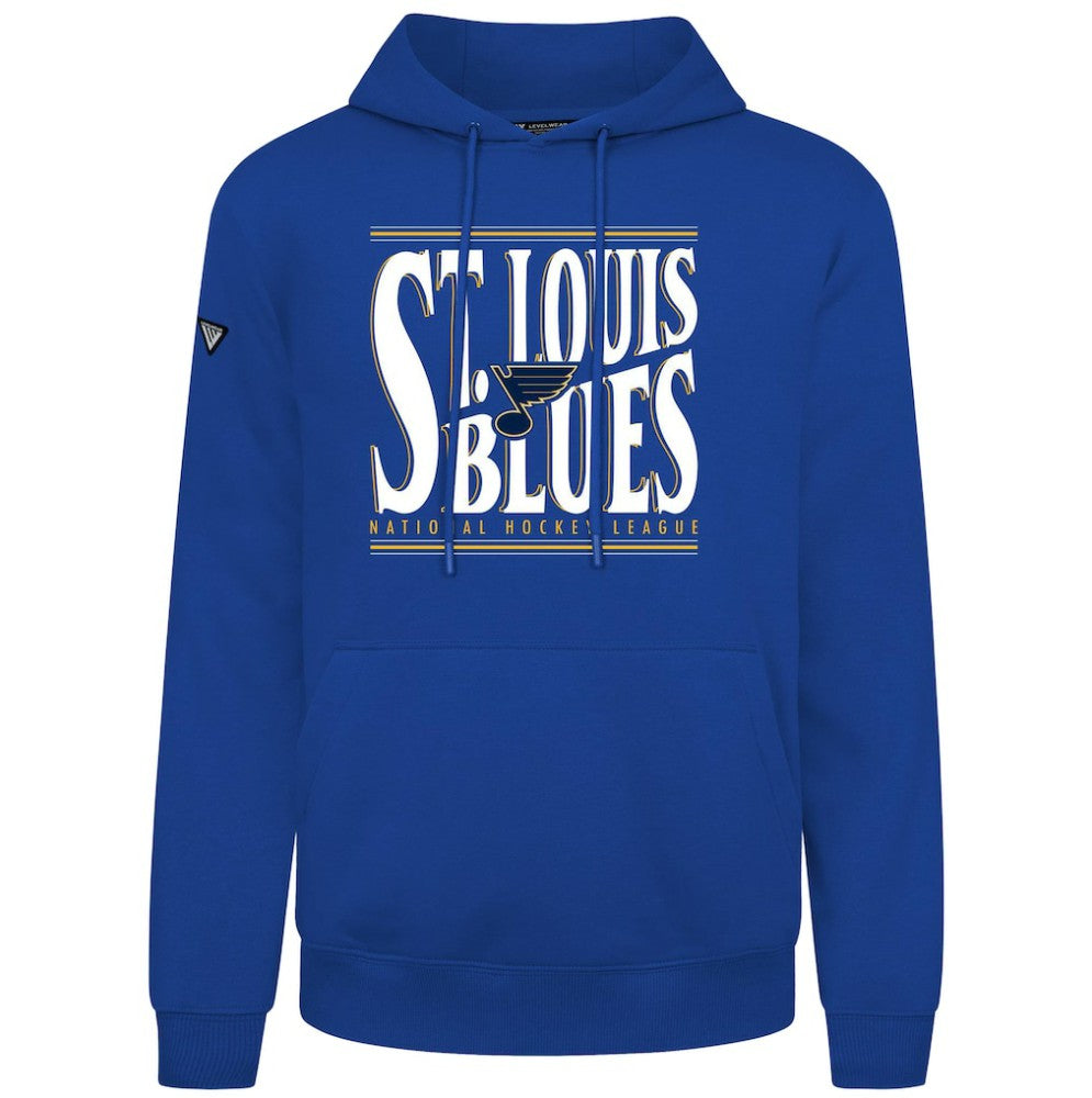 St. Louis Blues Levelwear Podium Powerhouse Pullover Hoodie - Royal - NHL