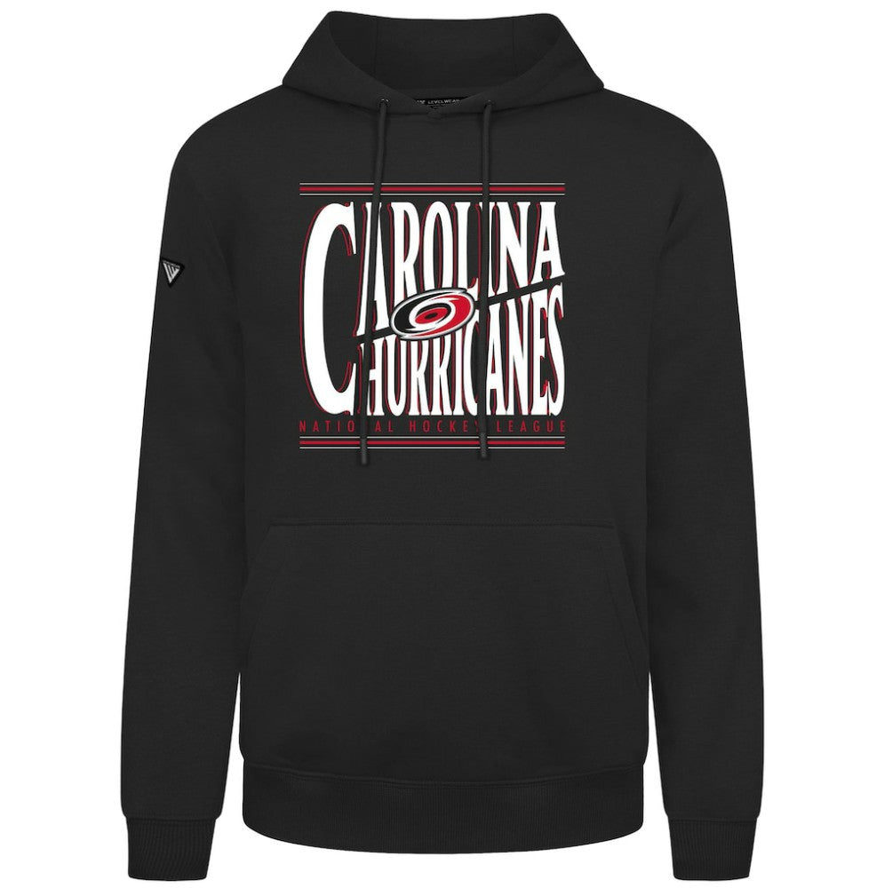 Carolina Hurricanes Levelwear Podium Powerhouse Pullover Hoodie - Black - NHL