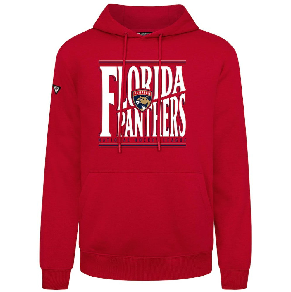 Florida Panthers Levelwear Podium Powerhouse Pullover Hoodie - Red - NHL