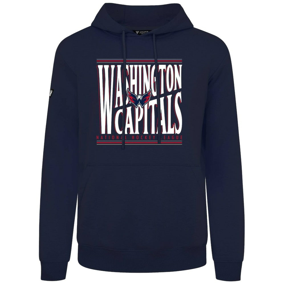 Washington Capitals Levelwear Podium Powerhouse Pullover Hoodie - Navy - NHL