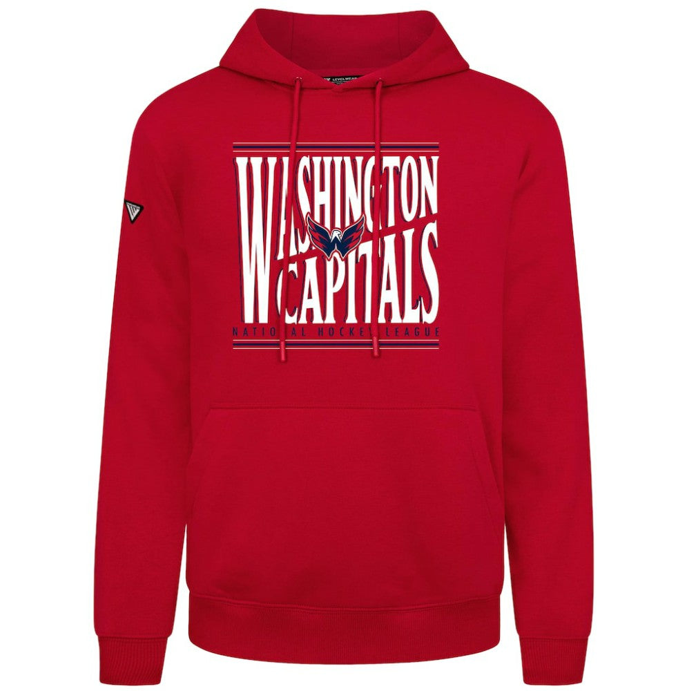 Washington Capitals Levelwear Podium Powerhouse Pullover Hoodie - Red - NHL