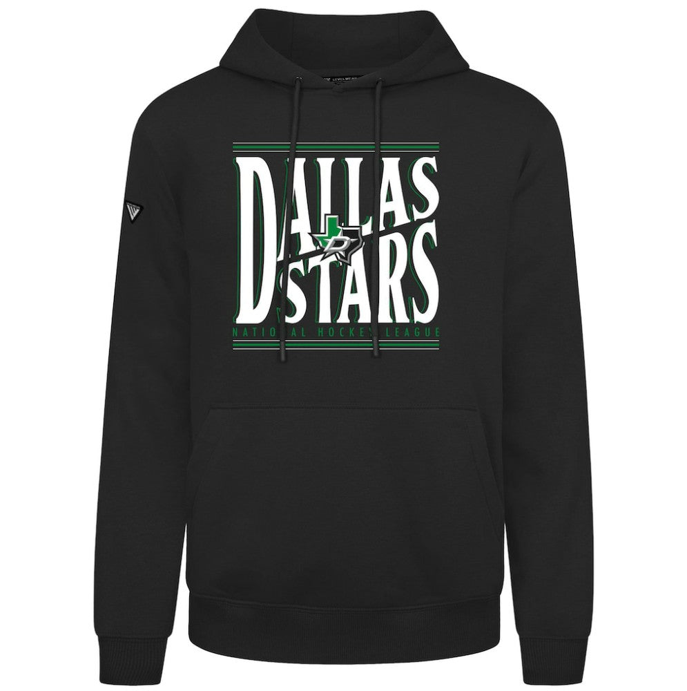 Dallas Stars Levelwear Podium Powerhouse Pullover Hoodie - Black - NHL