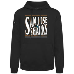 San Jose Sharks Levelwear Podium Powerhouse Pullover Hoodie - Black - NHL