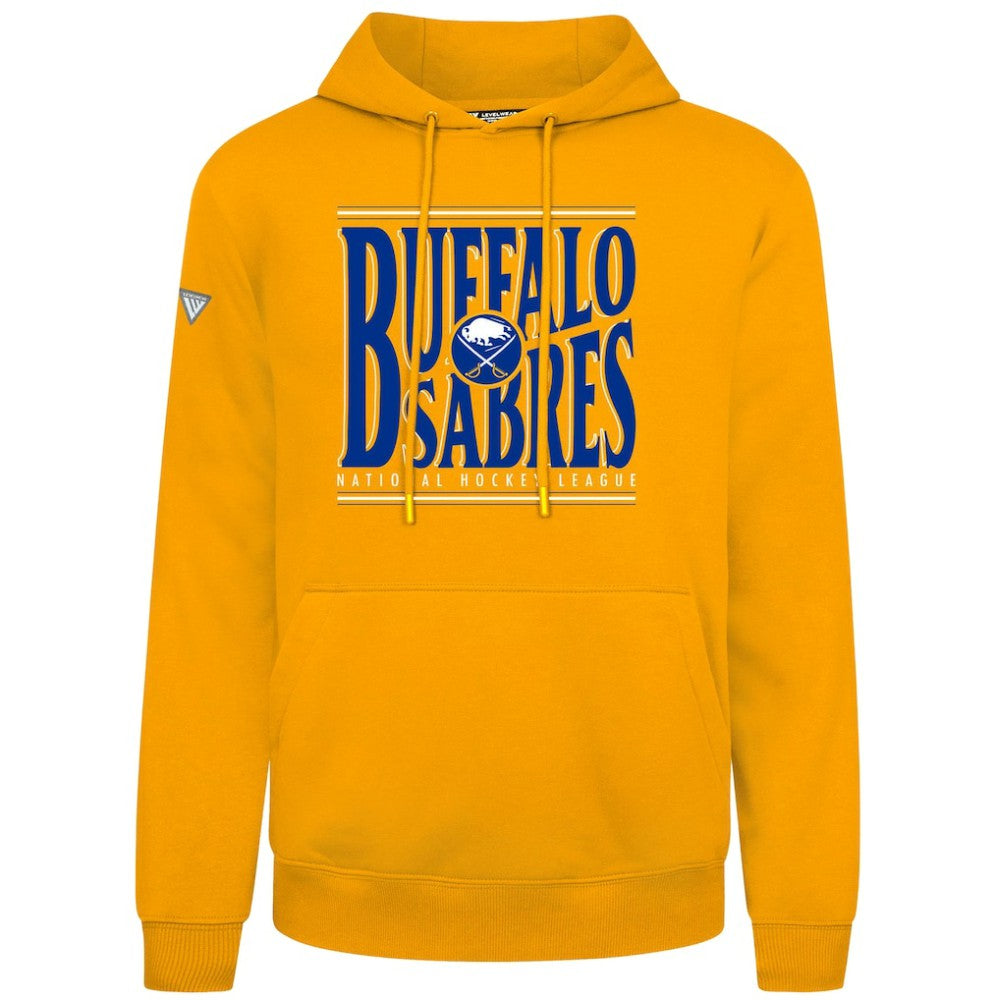 Buffalo Sabres Levelwear Podium Powerhouse Pullover Hoodie - Gold - NHL