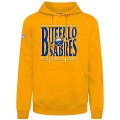 Buffalo Sabres Levelwear Podium Powerhouse Pullover Hoodie - Gold - NHL