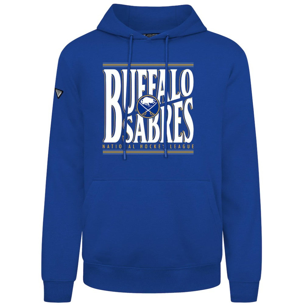 Buffalo Sabres Levelwear Podium Powerhouse Pullover Hoodie - Royal - NHL
