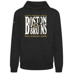 Boston Bruins Levelwear Podium Powerhouse Pullover Hoodie - Black - NHL