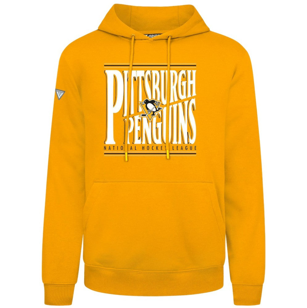 Pittsburgh Penguins Levelwear Podium Powerhouse Pullover Hoodie - Gold - NHL