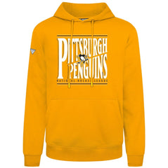 Pittsburgh Penguins Levelwear Podium Powerhouse Pullover Hoodie - Gold - NHL