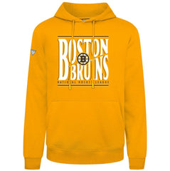 Boston Bruins Levelwear Podium Powerhouse Pullover Hoodie - Gold - NHL