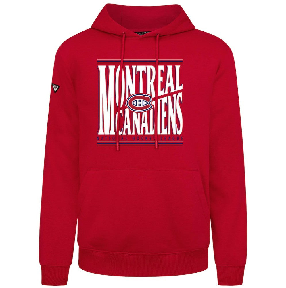 Montreal Canadiens Levelwear Podium Powerhouse Pullover Hoodie - Red - NHL