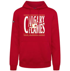 Calgary Flames Levelwear Podium Powerhouse Pullover Hoodie - Red - NHL