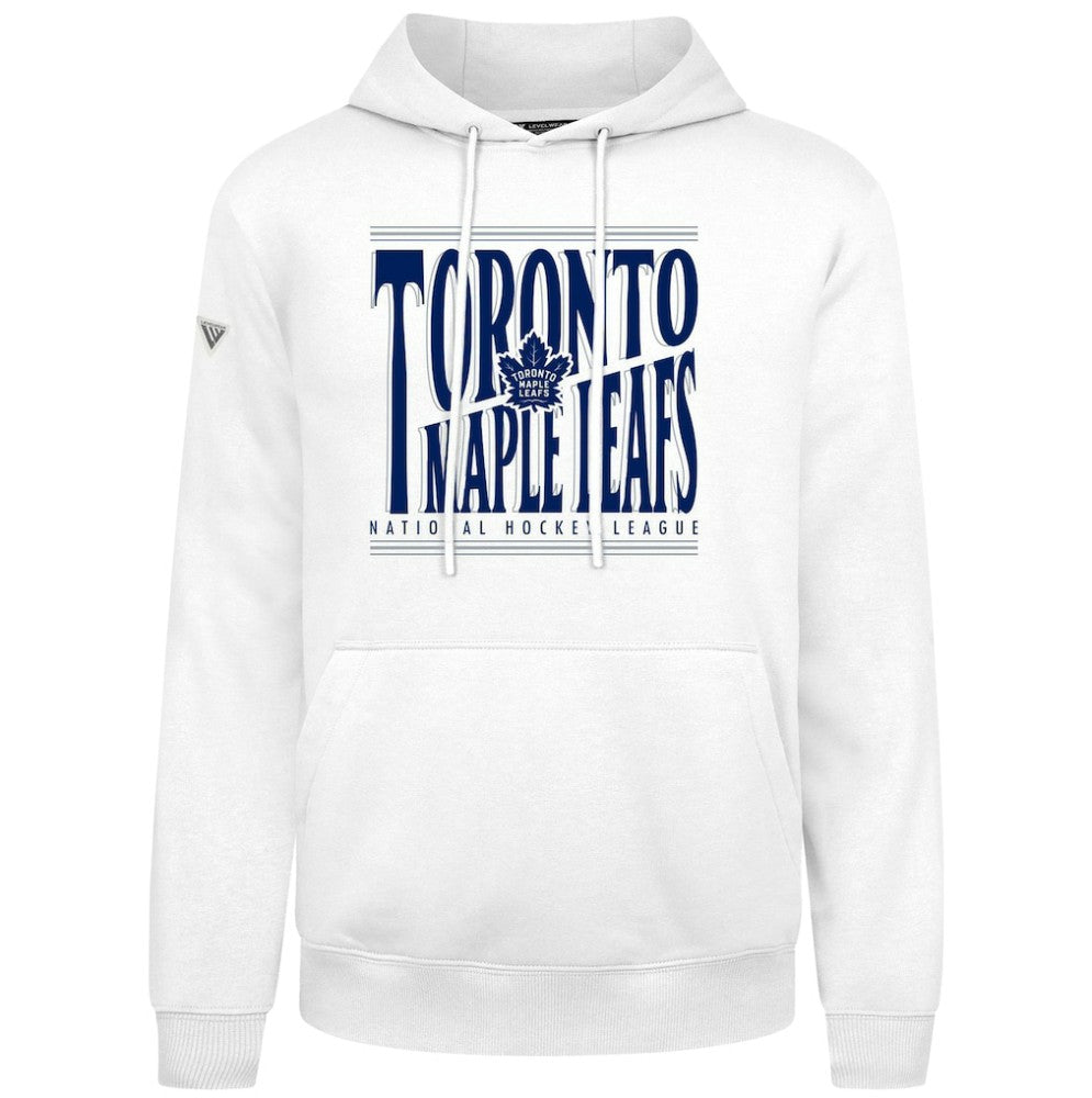 Toronto Maple Leafs Levelwear Podium Powerhouse Pullover Hoodie - White - NHL