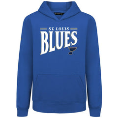 St. Louis Blues Levelwear Youth Jr Podium Tally Pullover Hoodie - Royal - NHL