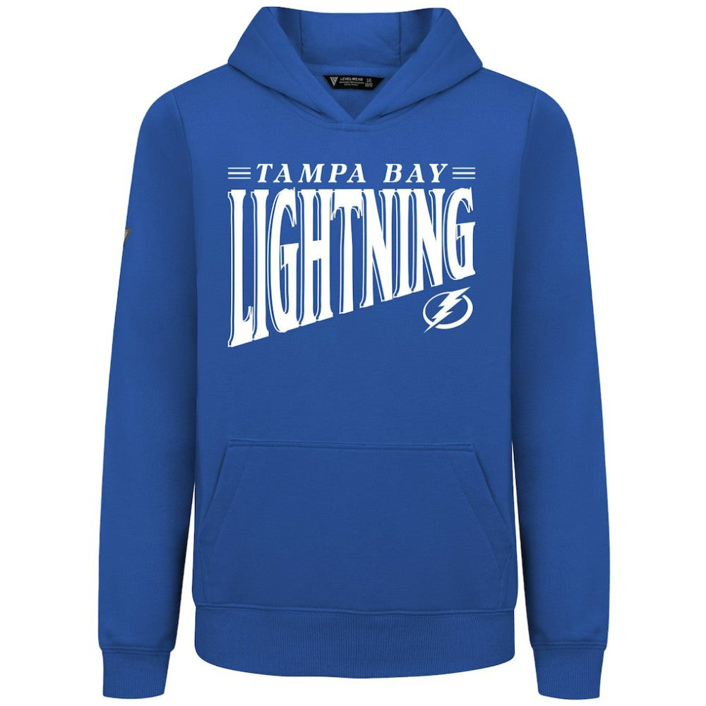Tampa Bay Lightning Levelwear Youth Jr Podium Tally Pullover Hoodie - Royal - NHL