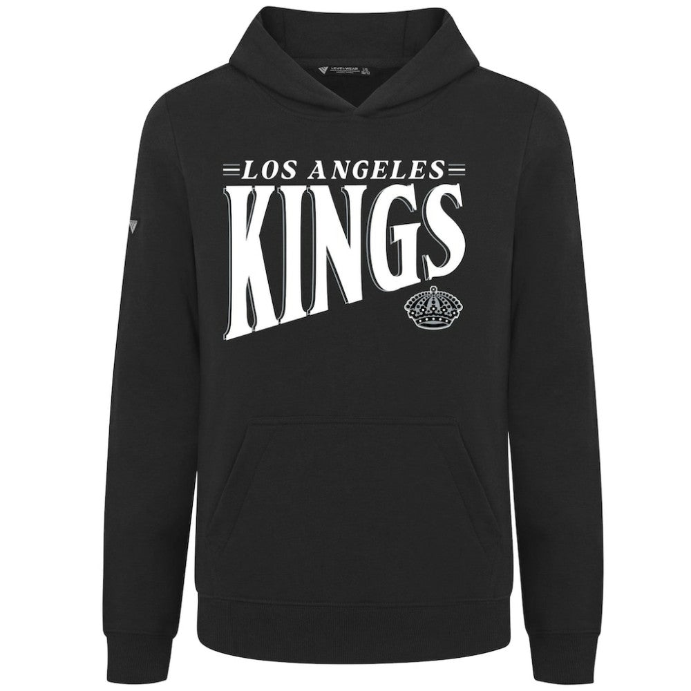 Los Angeles Kings Levelwear Youth Jr Podium Tally Pullover Hoodie - Black - NHL