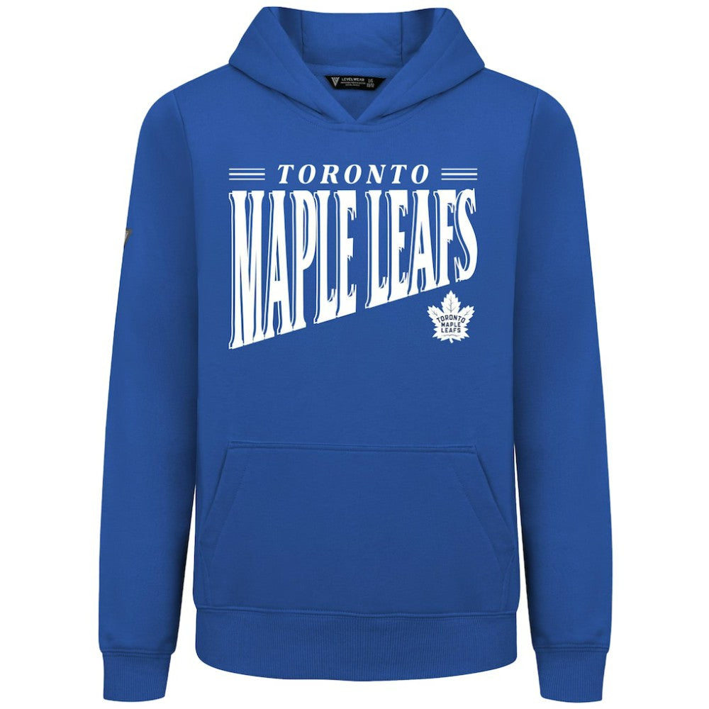 Toronto Maple Leafs Levelwear Youth Jr Podium Tally Pullover Hoodie - Royal - NHL