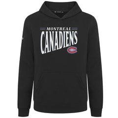 Montreal Canadiens Levelwear Youth Jr Podium Tally Pullover Hoodie - Black - NHL