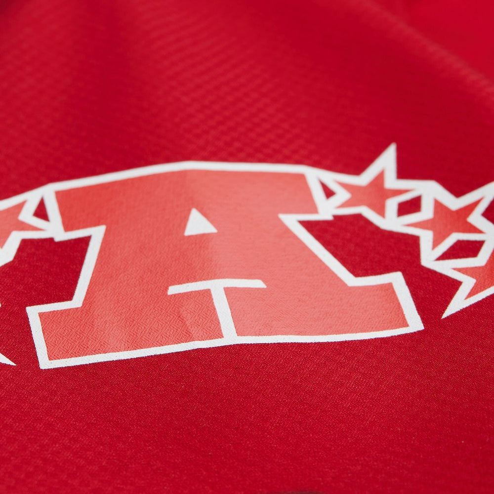 Kansas City Chiefs Tie Breaker Vintage Logo Lightweight Anorak Half-Zip Windbreaker Red/Black | Mitchell & Ness