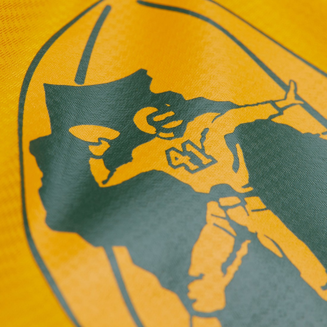Green Bay Packers Tie Breaker Vintage Logo Lightweight Anorak Half-Zip Windbreaker Gold/Green | Mitchell & Ness