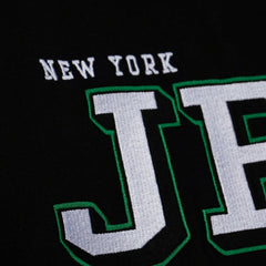 New York Jets Training Camp Vintage Logos Long Sleeve T-Shirt Black | Mitchell & Ness