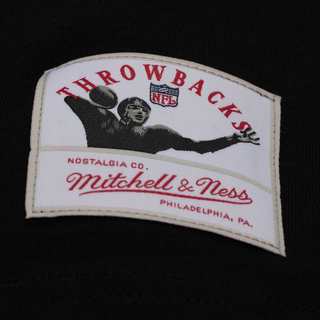 New York Jets Training Camp Vintage Logos Long Sleeve T-Shirt Black | Mitchell & Ness