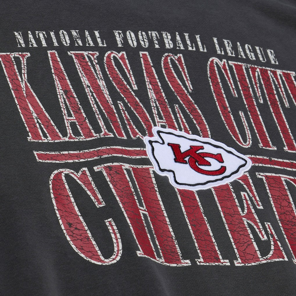 Kansas City Chiefs Downtown Collection Fleece Sweatshirt Black | Mitchell & Ness
